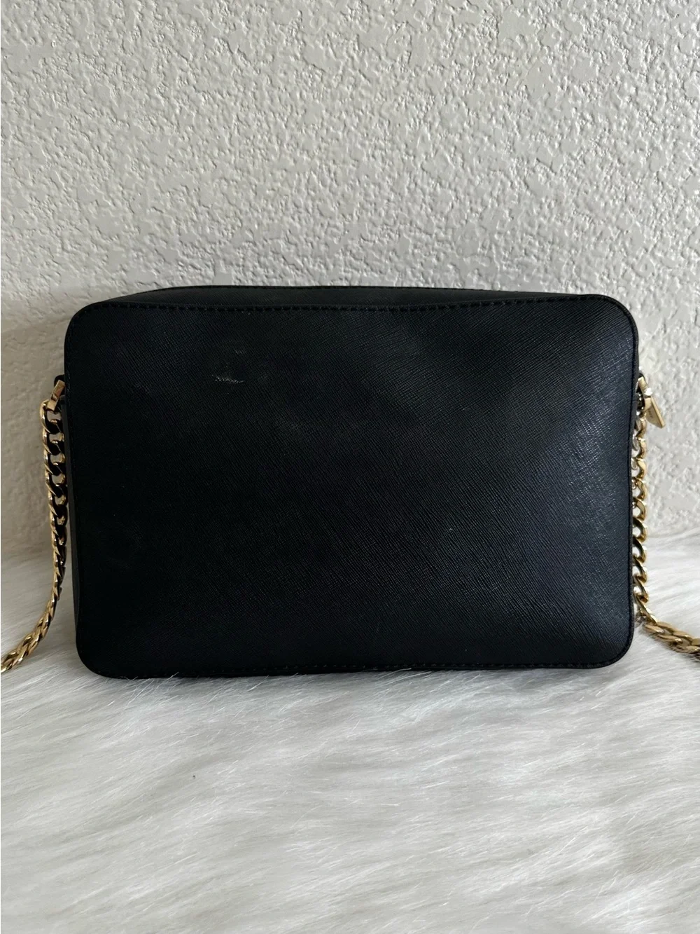 Michael Kors Jet Set Large East West Saffiano Leather Crossbody Bag